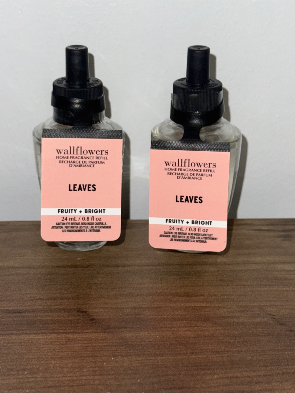 Bath & Body Works Leaves Wallflowers Refills 2-Pack NEW